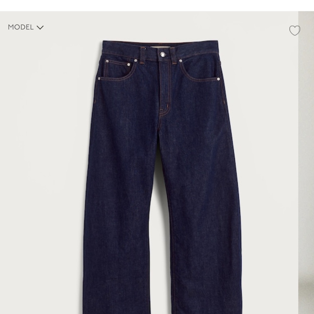 NWT Madewell rinse wash balloon jeans